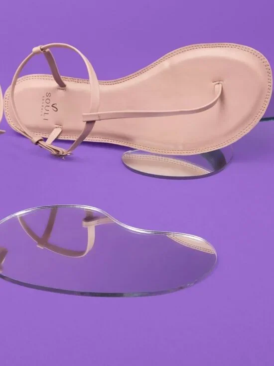 Foldable Sandals with Case, Narrow, Compact, Vegan, Minimalist, Barefoot Feel. - Picture 4 of 8